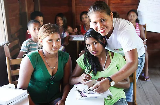 Classroom in the forest